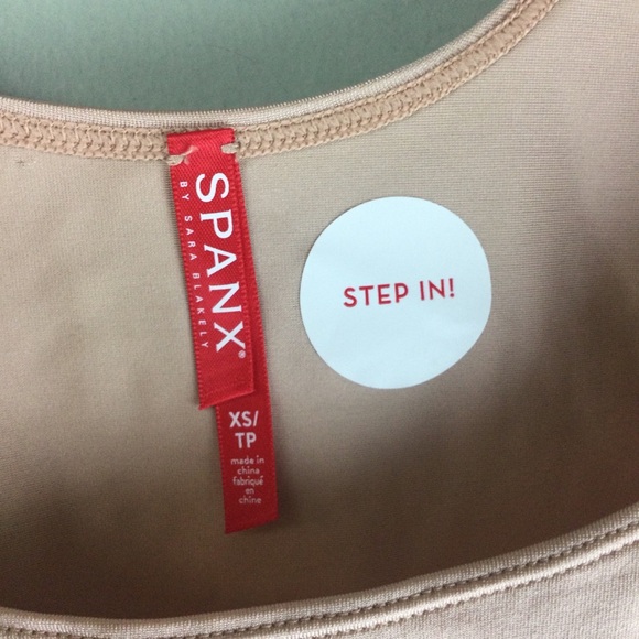 NWT Spanx Suit Your Fancy Open Bust Champagne Beige Light Control Cami Size XS - Picture 4 of 9